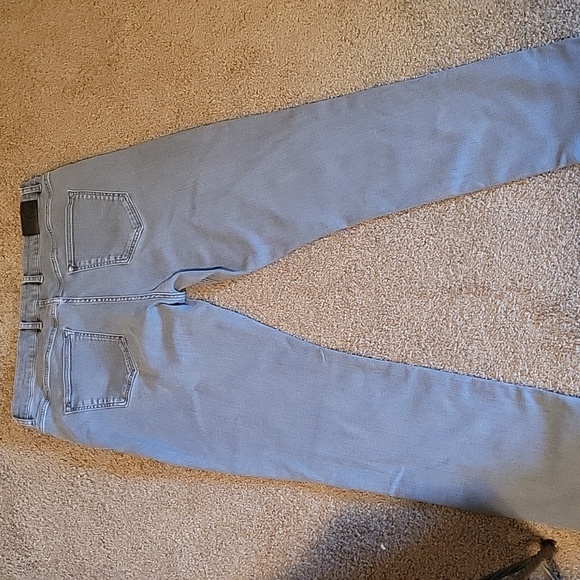 Peter Millar Pants Mens 40x34 Gray Straight Fit 5 Pocket Jeans - Picture 5 of 8